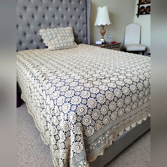 Crochet custom made comforter - Picture 2 of 9